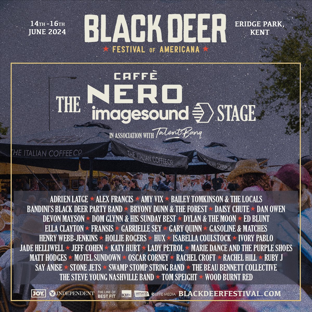 We’re delighted to finally announce we will be returning to this years @blackdeerfest 🤩🤩 We are counting down the days until we’re back and watching our gal @sherylcrow live in all her glory! Special thanks to @talentbanq @caffenero & stage sponsors @imagesound ✨