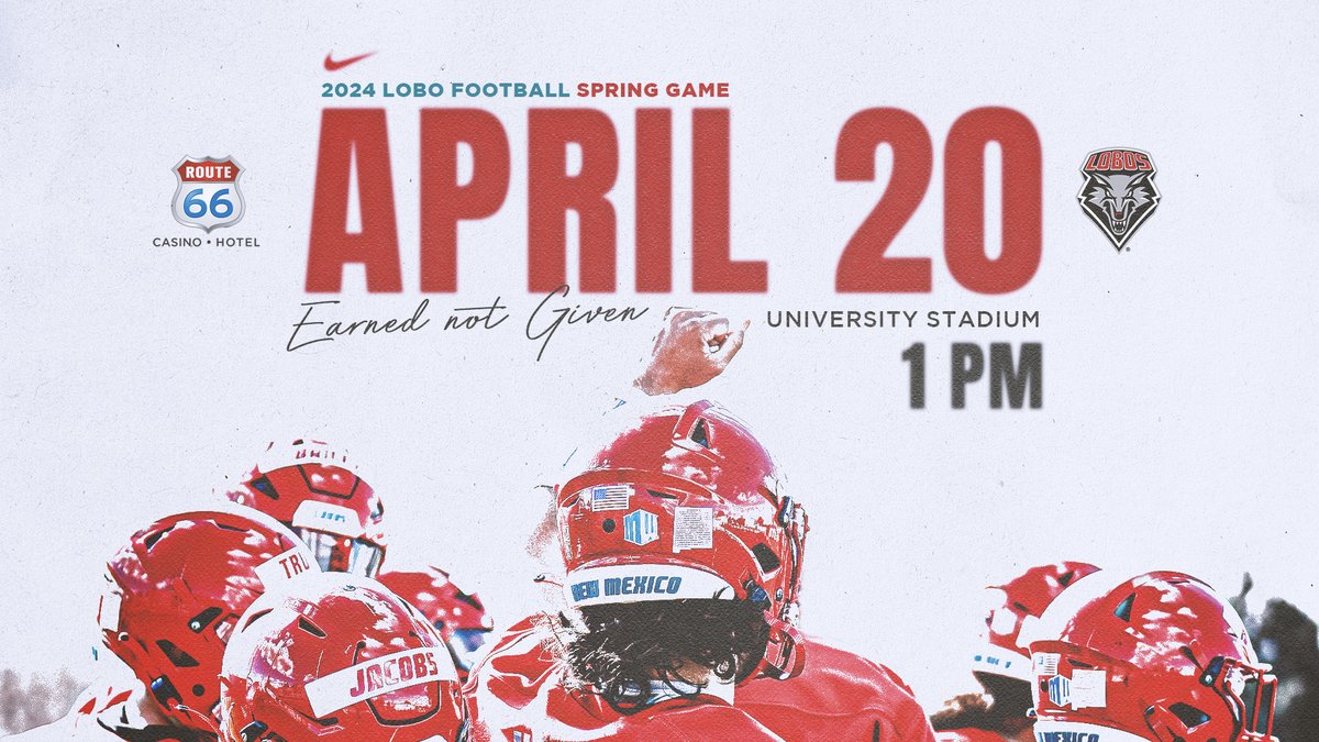 Almost Game Day!!! Get all your info on the 2024 Lobo Spring Game on Saturday at 1 pm!!!! #GoLobos #EarnedNotGiven loom.ly/XfaKpTg