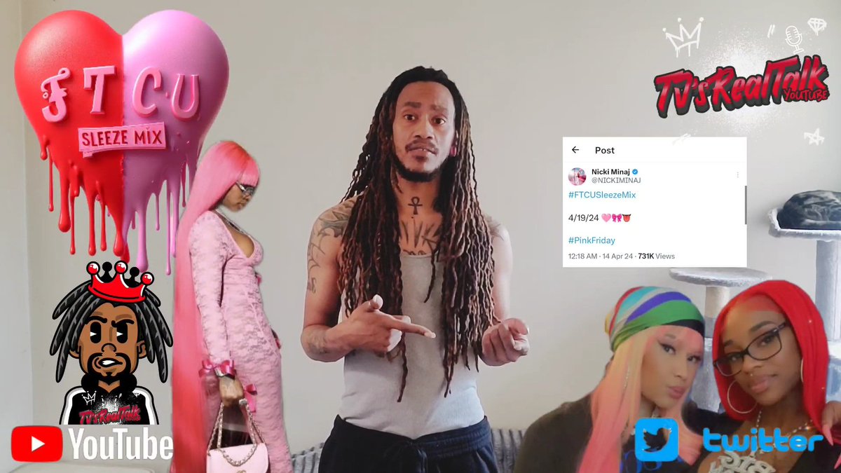 TJsRealTalk's tweet photo. 🗣 #TJsRealTalk 👑 #NickiMinaj & Is female rep union ?? & more
🛑Subscribe Comment Like Share🛑
🦄YouTube🔗 https://t.co/Xzz4pCKJLO
https://t.co/Xzz4pCKJLO https://t.co/UnS65wq7Z0
