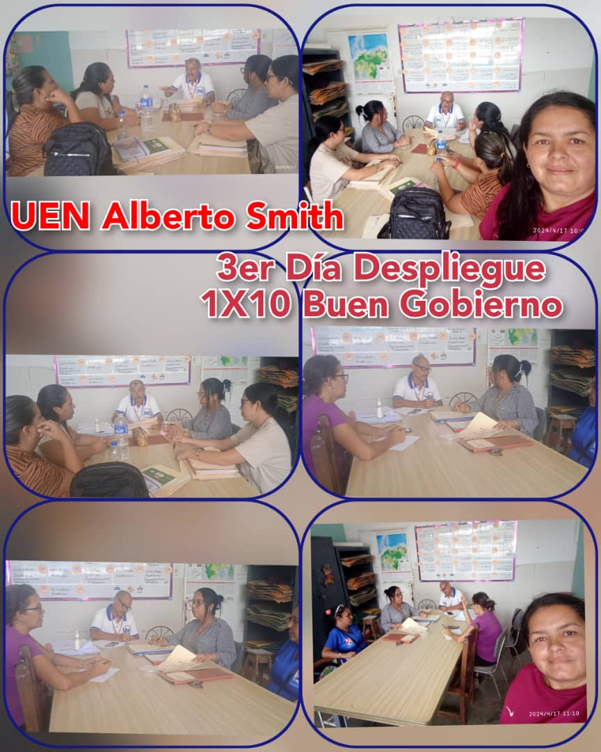 Municipio Zamora *UEN Alberto Smith*Parroquia Villa de Cura*3er Día de Despliegue 1X10 Buen Gobierno. Sector Educación* *Revisión y Socialización Adolescentes con Necesidades Especiales.*✨📖🏫🇻🇪📝👍🏻🇻🇪
<a href="/NicolasMaduro/">Nicolás Maduro</a> <a href="/_LaAvanzadora/">Yelitze Santaella</a> <a href="/Soykarinacarpio/">Karina Carpio</a> <a href="/LeiraSuarezPsuv/">LeyraSuarezPsuv</a> <a href="/CDCEAragua/">CDCE ARAGUA</a>