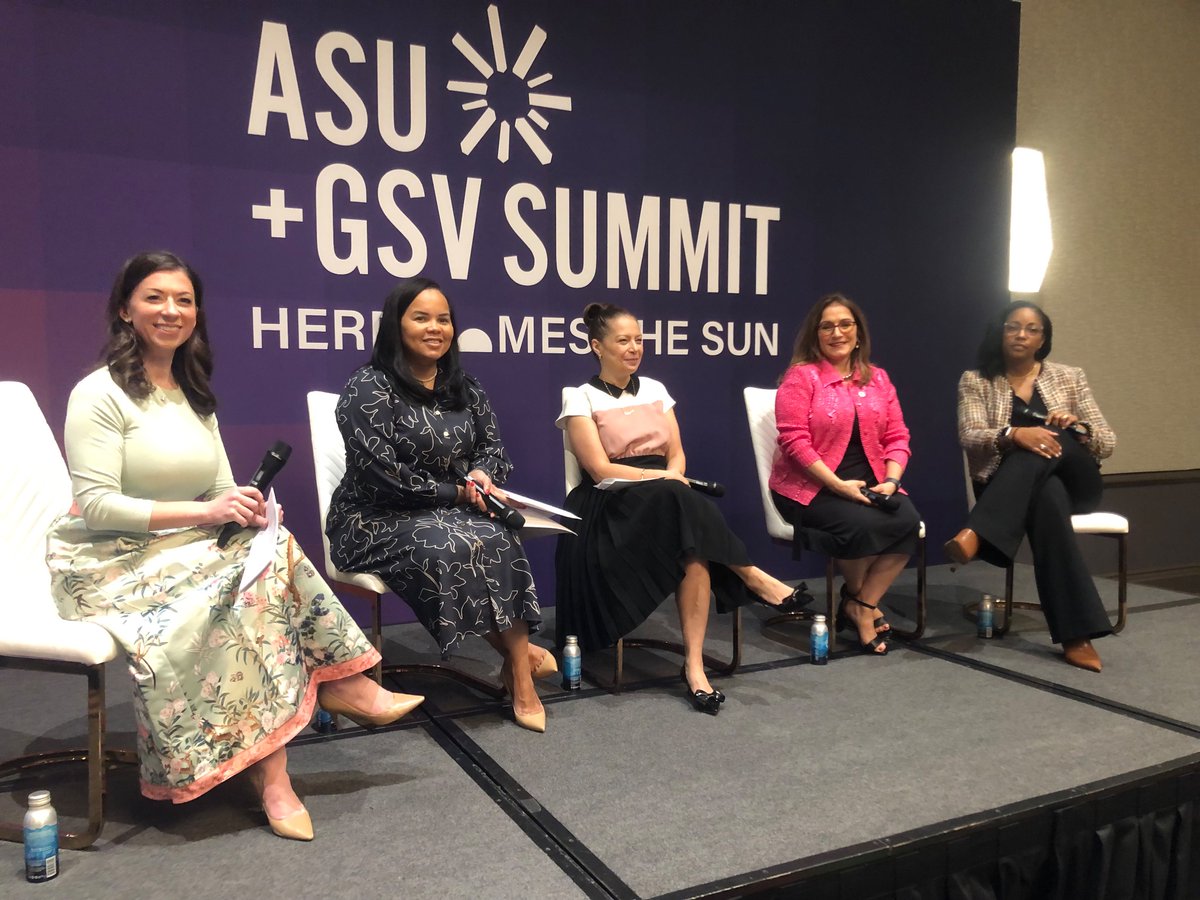 We’re underway at @asugsvsummit — “A public opinion survey recently found that 1 in 4 Americans believes we will sooner inhabit Mars before we reach gender equality in the C-Suite of the Fortune 500. Well, pack up, today we’re going to Mars.” ~@juliarafalbaer