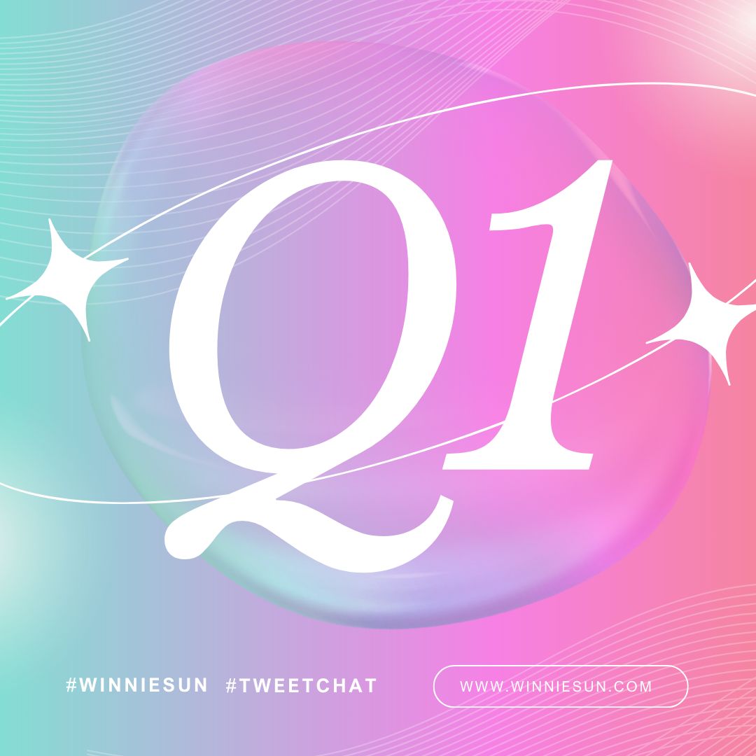 Q1. Happy Wednesday friends! 🤩 Welcome to today’s #WinnieSun #Tweetchat! Let’s get started with introductions. Tell us who you are, what you do, and where you’re tweeting us from today!   #WinnieSun