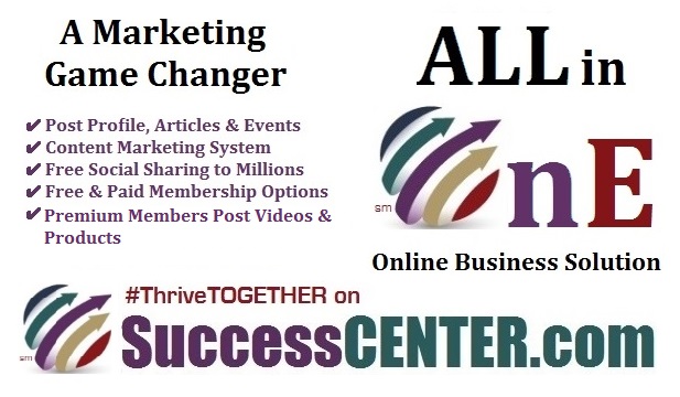 SuccessCENTER.com invites you to Grow Your #Business #BackLinks #SocialMedia Connections or Help Your Client's Business Get Quality #ContentMarketing, Content Distribution & #SEO Your SuccessCENTER #B2B Post will be shared #SuccessTRAIN #SMM #AffliatePrograms Links OK