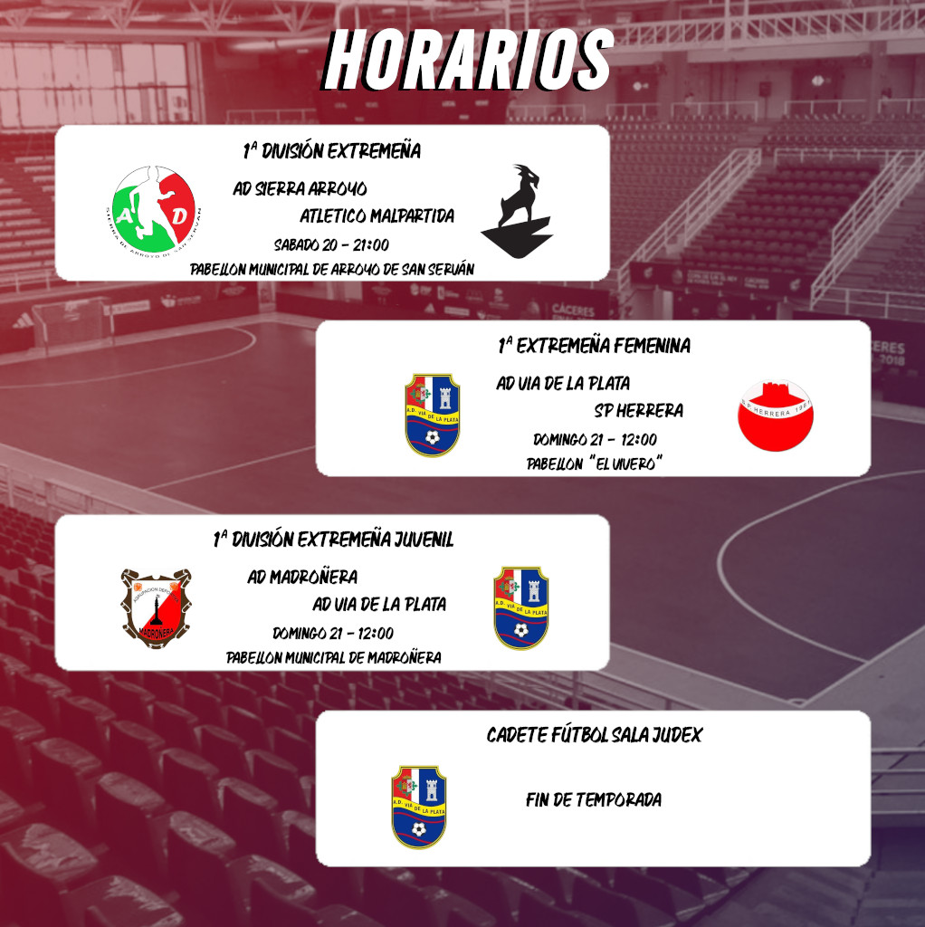 🏆 PARTIDOS DEL FIN DE SEMANA 🏆

Femenino: Nuestras chicas afrontan su último partido de liga.

#VamosVia #VIAAA #AUAUAU