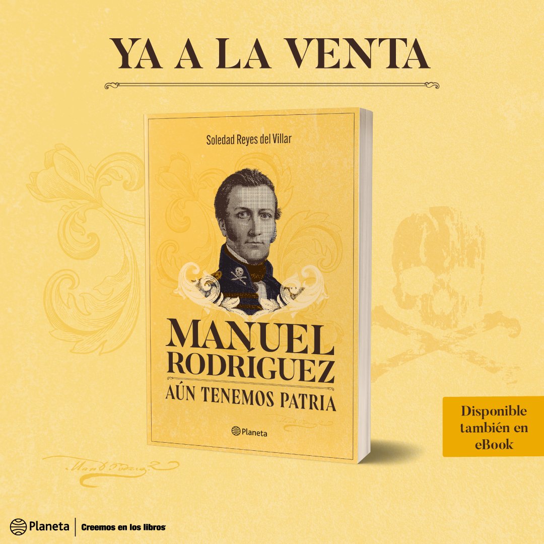 ¡Conoce al hombre detrás del mito! 💀⚔️

La historiadora Soledad Reyes del Villar presenta la reedición de la imprescindible biografía de 'Manuel Rodríguez. Aún tenemos patria'.

#CreemosEnLosLibros 📚 @solereyes5