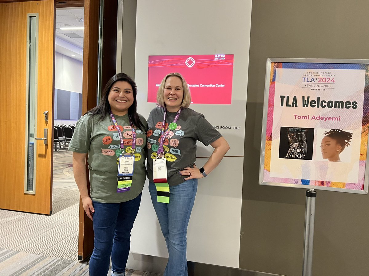 HeyMrsAguacate's tweet image. So excited to be presenting on Day 2 at TLA with @MsGs_Library ! #LibrosParaTodos 📚