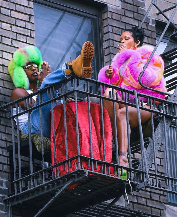 A$AP Rocky &amp; Rihanna in Louis Vuitton, 2021