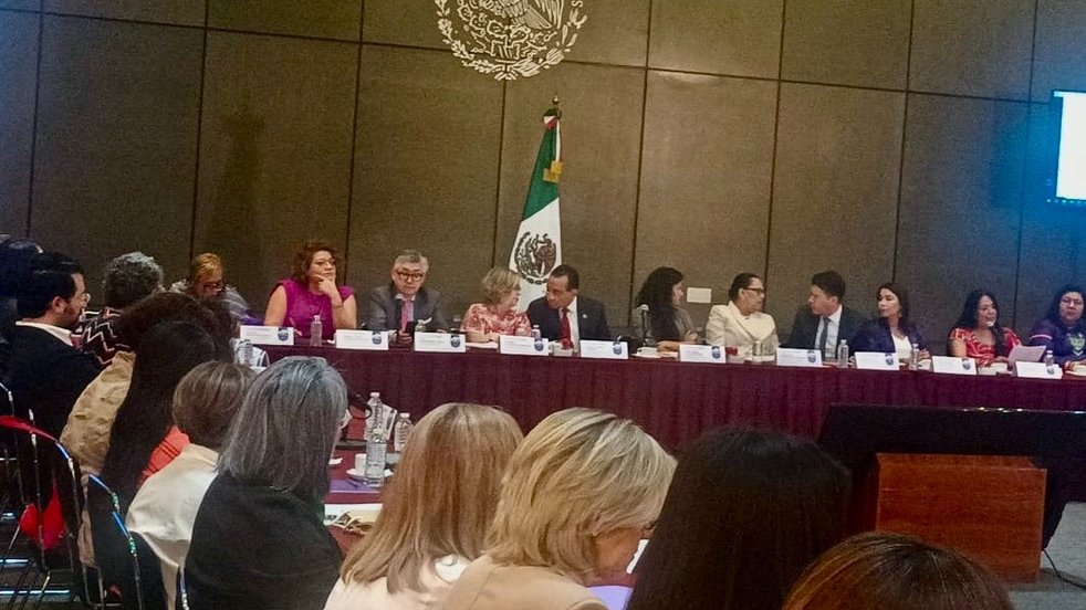 Esta mañana se realizó en la @SEGOB_mx la 'Quincuagésima Segunda Sesión Ordinaria del Sistema Nacional de Prevención, Atención, Sanción y Erradicación de la Violencia contra las Mujeres'.