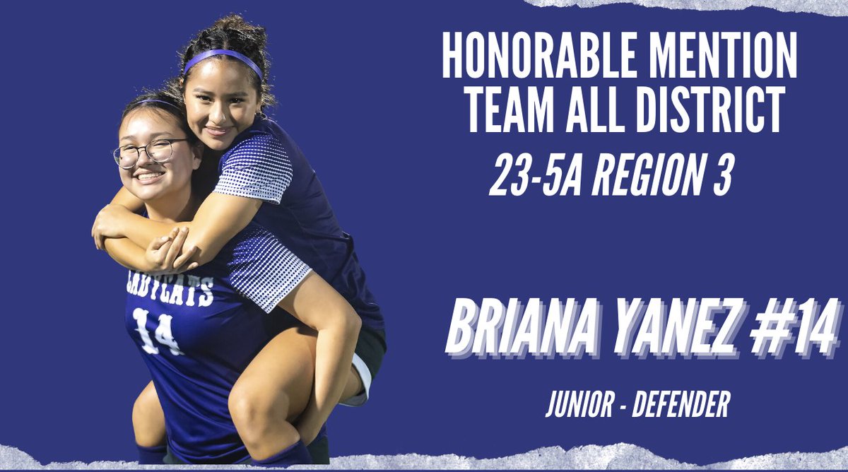 CONGRATS TO ABBY, XIMENA AND BB ON HONORABLE MENTION ALL DISTRICT ⚽️
