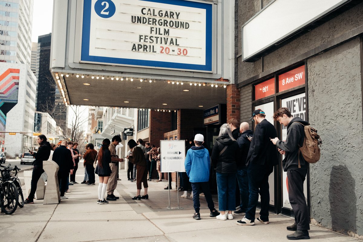 Don't Miss Out on Your Must-See Films! Tickets to #CUFF24 have been selling at a record pace. If there's something that you are set on seeing, purchase tickets online. If a film is sold out, try your luck with the rush line. 🎟️ calgaryundergroundfilm.org/tickets-passes