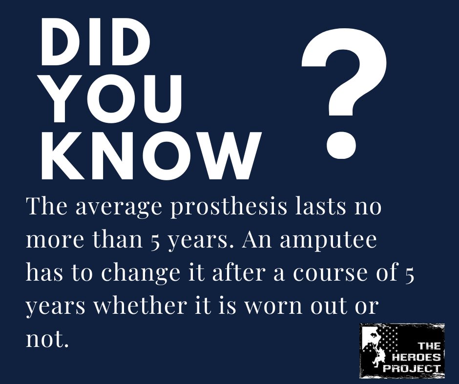 Expand your knowledge of limb loss with this fascinating fact ! #education #limbloss #fascinatingfacts