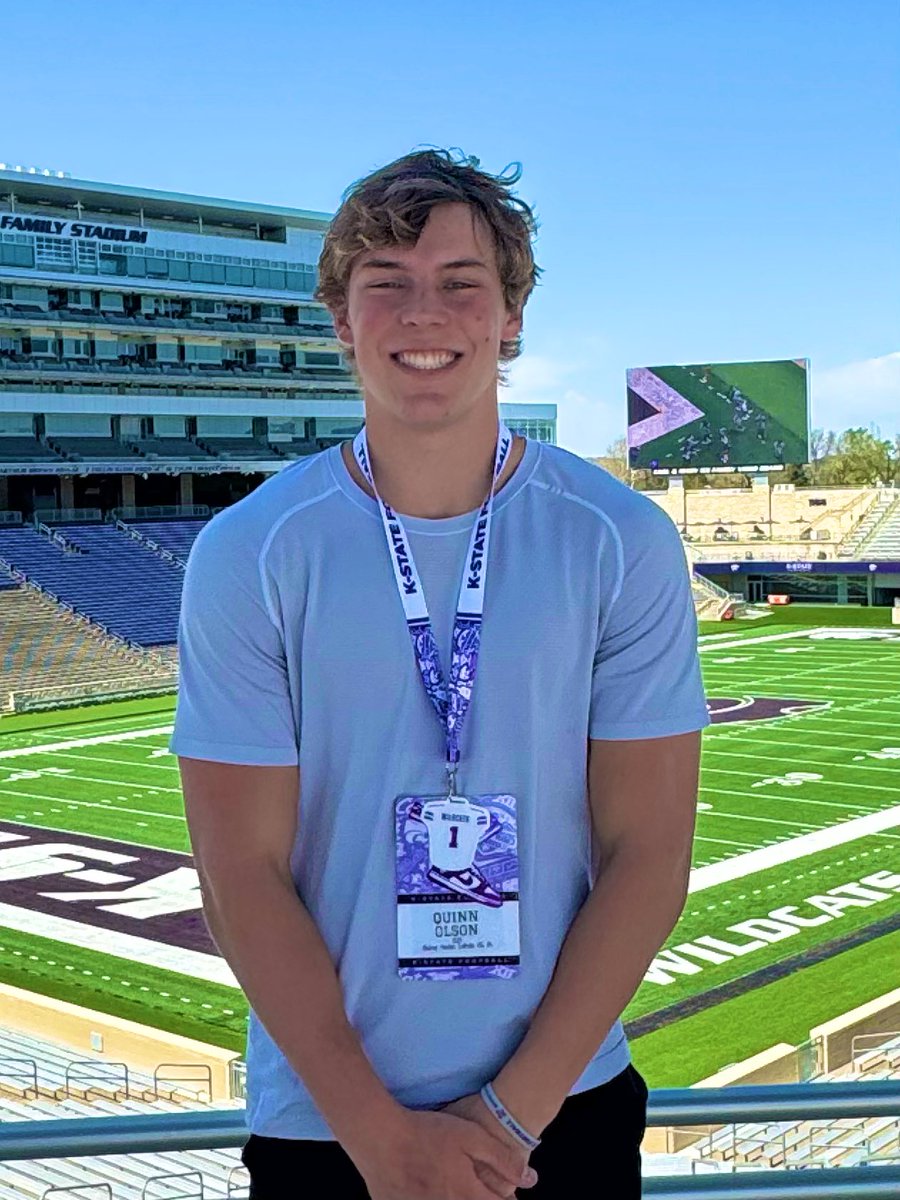 Quinn Olson (@olyquinn) on Twitter photo I am very thankful to have received an offer from Kansas State University. Thank you to <a href="/coachstanard/">Steve Stanard</a> <a href="/ClintBrown45/">Clint.Brown</a> and <a href="/CoachKli/">Chris Klieman</a> #EMAW I am very thankful to have received an offer from Kansas State University. Thank you to <a href="/coachstanard/">Steve Stanard</a> <a href="/ClintBrown45/">Clint.Brown</a> and <a href="/CoachKli/">Chris Klieman</a> #EMAW