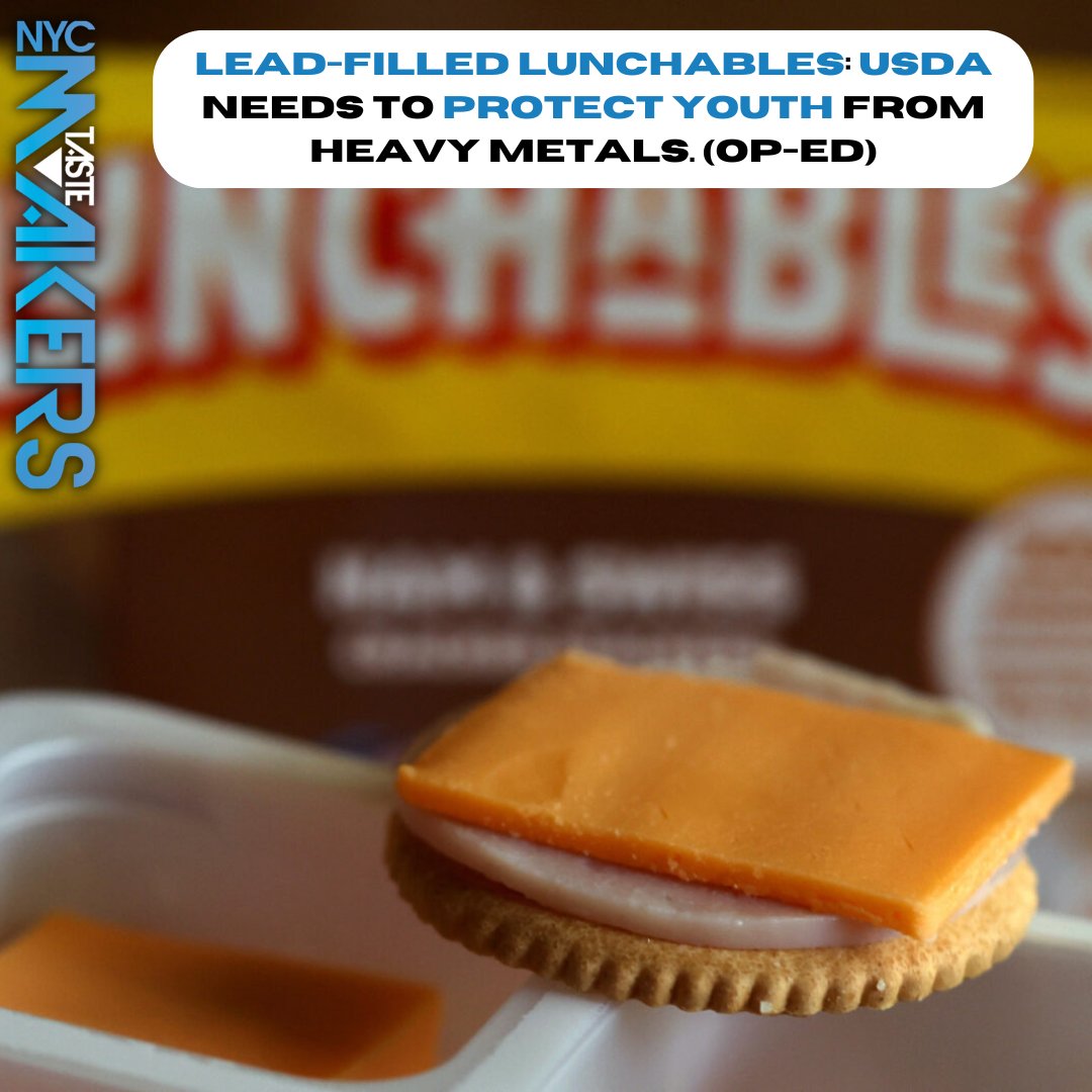 Lead-filled Lunchables: USDA needs to protect youth from heavy metals. (Op-Ed)
View the link below to read more on this Op-Ed by Sara Darnell!
nyctastemakers.com/lead-filled-lu…

#NYCTastemakers #NYCTM #USDA #Lunchables #KraftHeinz #LeadPoisoning