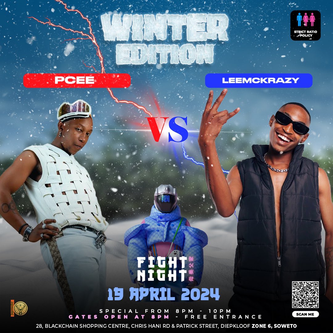 #FightNight - Winter Edition @pceeofficial Vs @leemckrazy