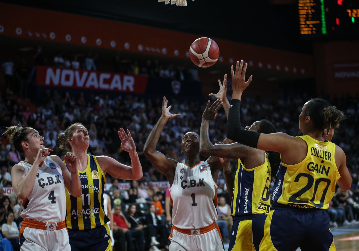 🏆F.BAHÇE NAMAĞLUP ŞAMPİYON!

🏀 ING Kadınlar Basketbol Ligi final serisinde Fenerbahçe Alagöz Holding deplasmanda ÇBK Mersin'i 80-56 mağlup etti ve seriyi 3-0 kazanarak şampiyon oldu.