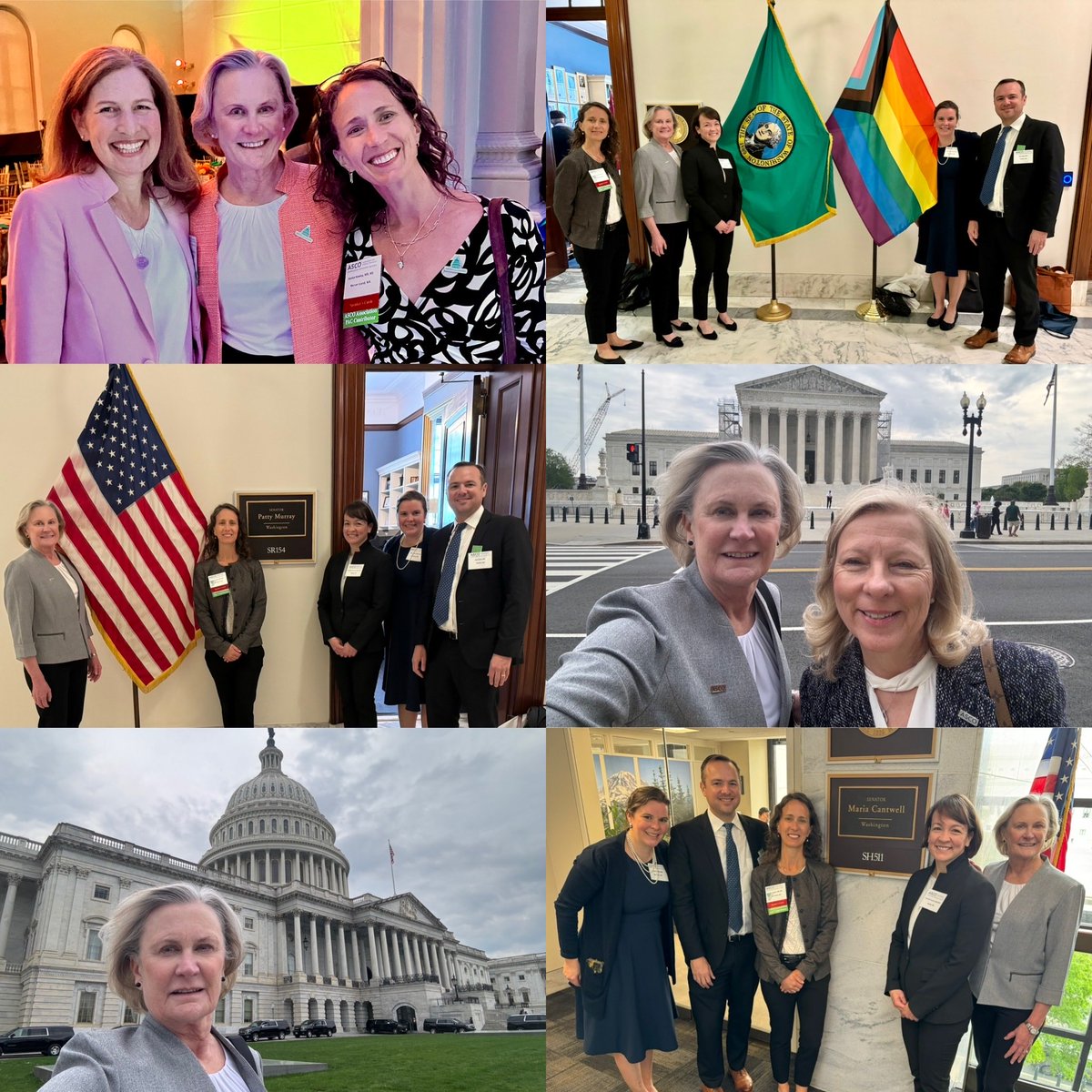 Busy couple of days on the Hill at @asco advocacy summit. Advocating for telehealth, fixes for drug shortages, & @nih @theNCI funding. @JessicaHawleyMD @RobinZo41054013 @drblairirwin @RepKimSchrier