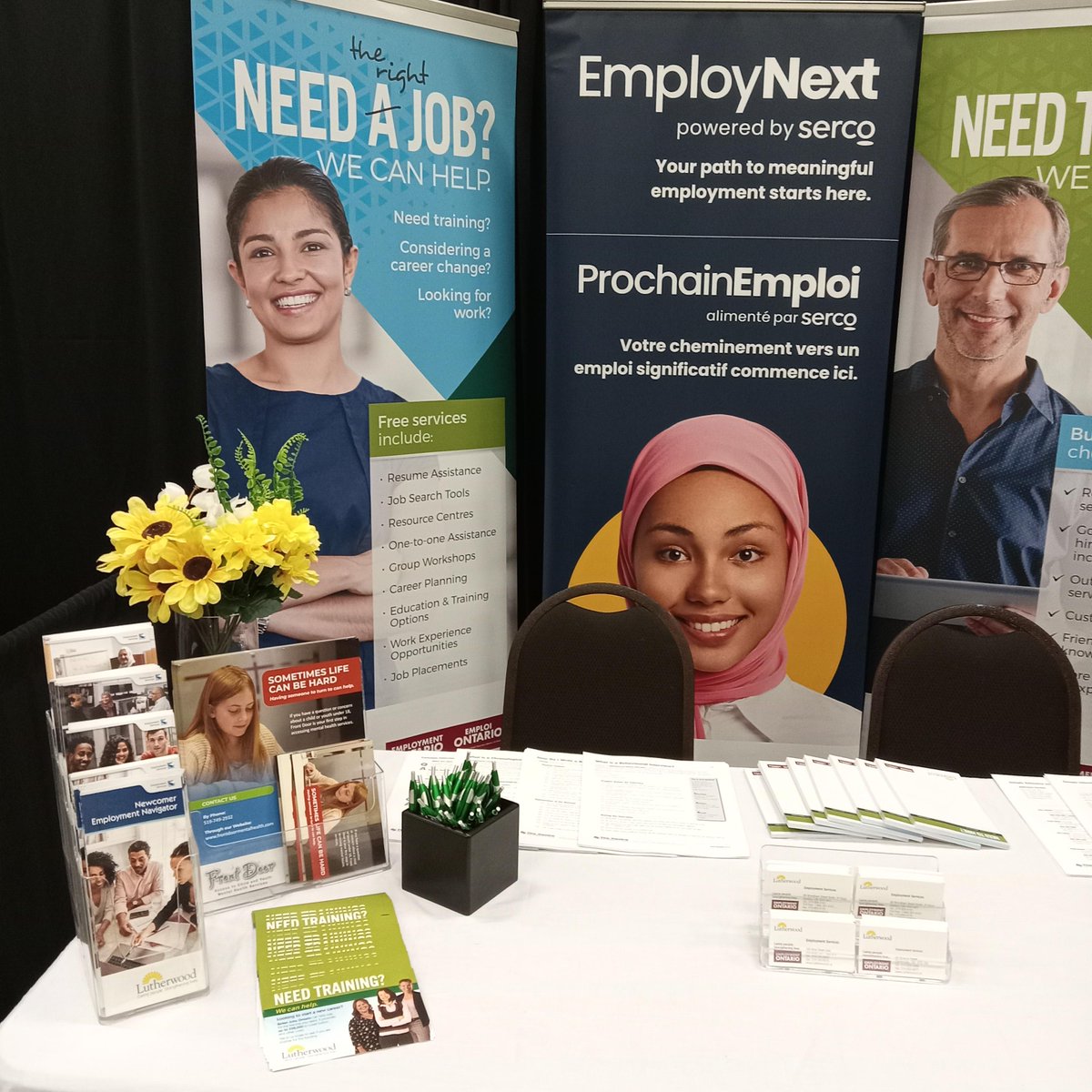 Our Employment Services are excited to share information about our Job Search Support services and connect with everyone at the 2024 Business Expo today! We'll be here from 2:00-7:00 PM! #EmploymentServices #WaterlooRegion
