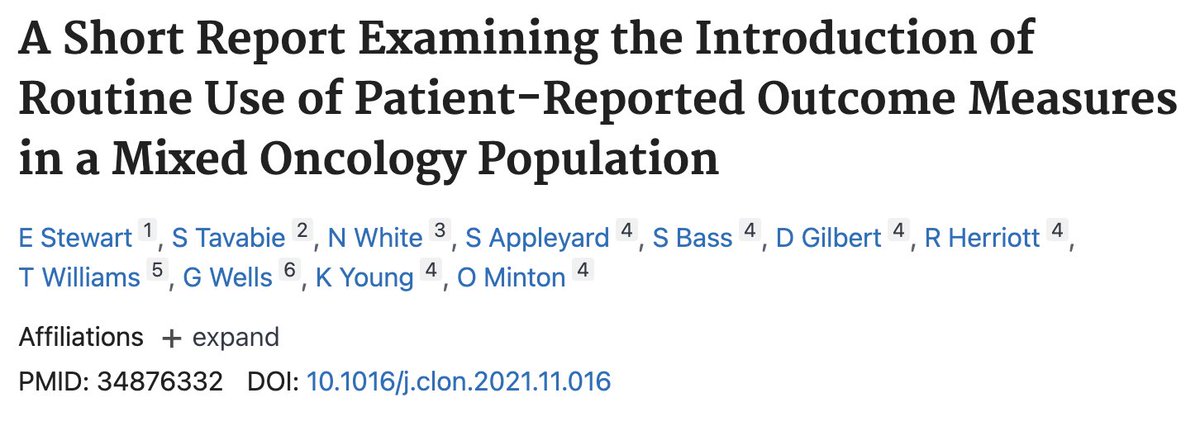Better care coordination inc. “..remote monitoring for deterioration & symptom changes & rapid access to expertise instead of emergency care” can ⬆️ quality of life for patients approaching end-of-life (ref: 10) #PROMs pubmed.ncbi.nlm.nih.gov/34876332/ Important analysis @drol007 👏
