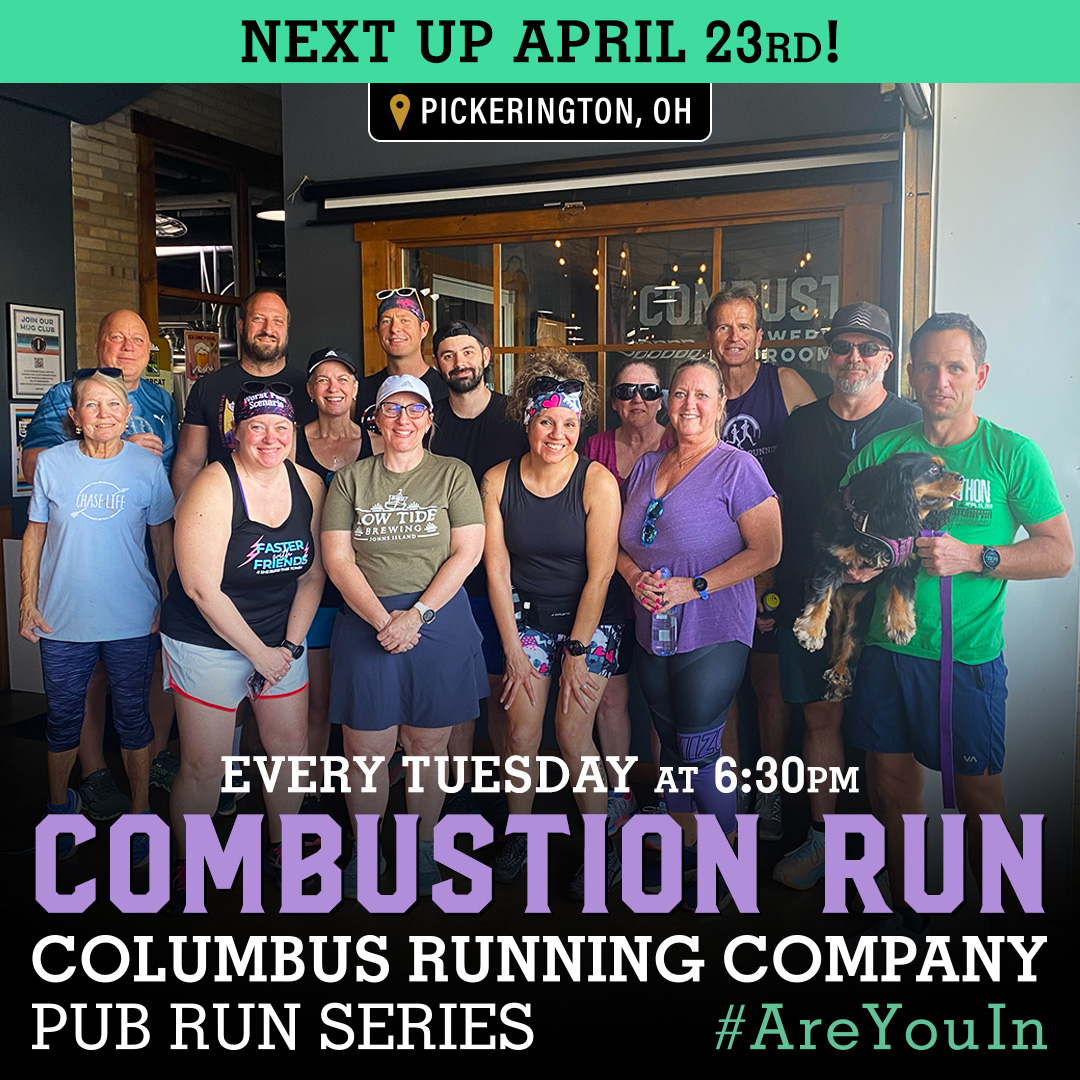 Apr 23rd • 6:30-7:30pm
Combustion RUN - Pickerington w/ @ColumbusRunning!
#PickOhioBeer #DrinkBeerMadeHere #AreYouIn

Clear skies and good turnout? Yes please!