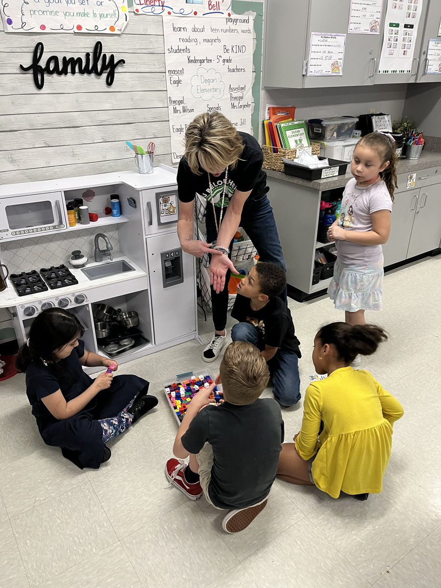 Kindergarten students working on measuring with real world items! There’s some future mathematicians in this group! Way to GROW!!! #WeareDegan #OneLISD