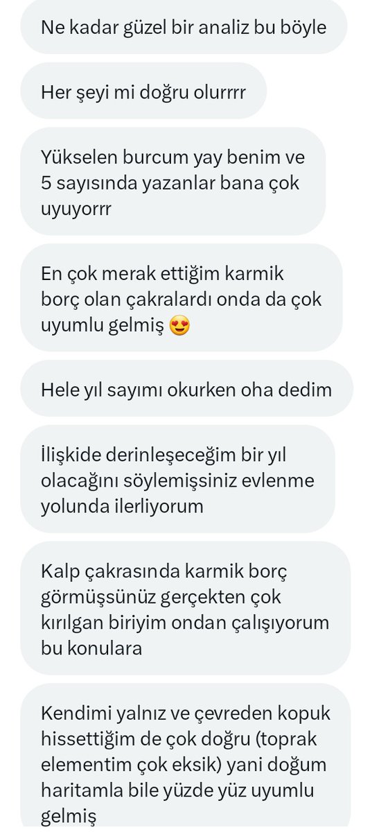 Numeroloji analizi danışmanlığı memnuniyetii🤍 Kendimizi daha derinden tanımak, fark etmediğimiz yanlarımızı keşfedip öğrenmemiz gereken dersleri tamamlamamız için büyük bir şans🦋💙 Danışanımın doğum haritasıyla ve bu yılki gündemleriyle de çok uyumlu bir analiz oldu💘🧿