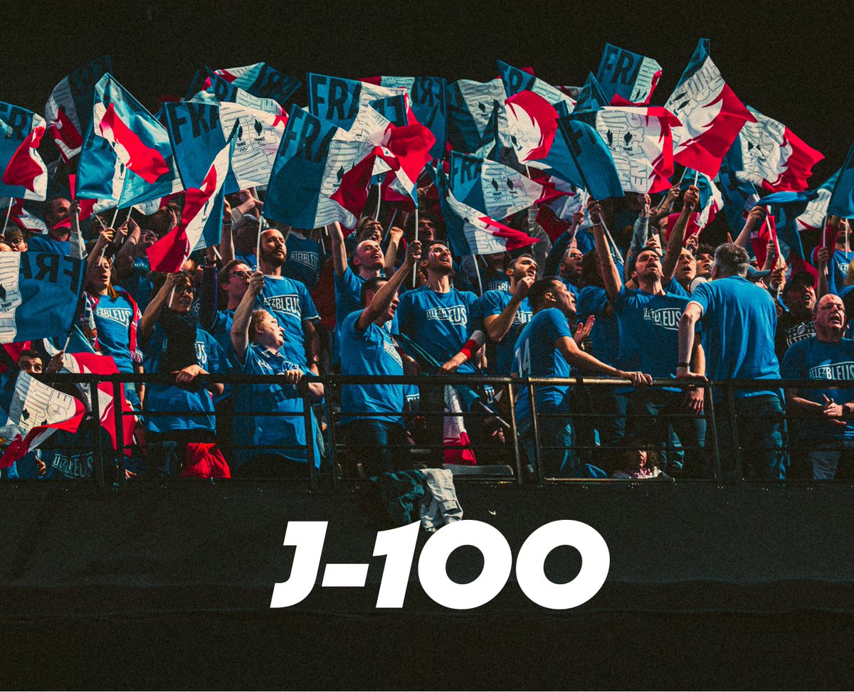TonyEstanguet's tweet photo. 100 jours pour être au RDV de notre histoire 
100 jours pour livrer des Jeux exceptionnels
100 jours pour montrer le meilleur visage de la 🇫🇷 et rendre tout un pays fier
100 jours pour être à fond derrière nos athlètes
Place aux sports, aux athlètes, allez les Bleus !
#Paris2024 https://t.co/LOekHkR3zV