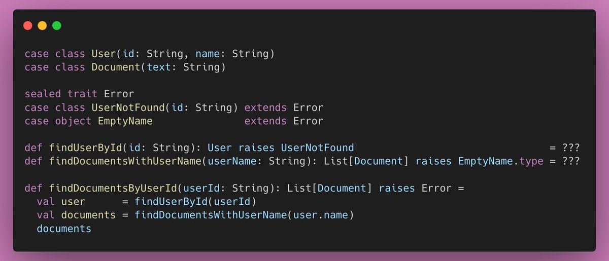You asked it. Here is an example of the composition of #Scala functions in Raise4s using direct style. No Either, no Option, no map, no flatMap!