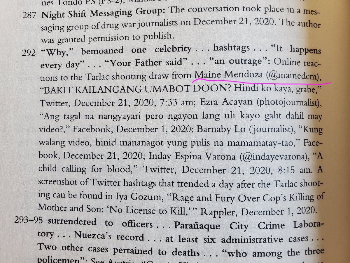 @mainedcm @mainedcm, it was you that was quoted. This exact tweet! I'm impressed. This book, written in her own tone, but the factual references are there! It's funny how much info my brain holds when it comes to people I love. I can't even remember where my car keys are at the moment.😅