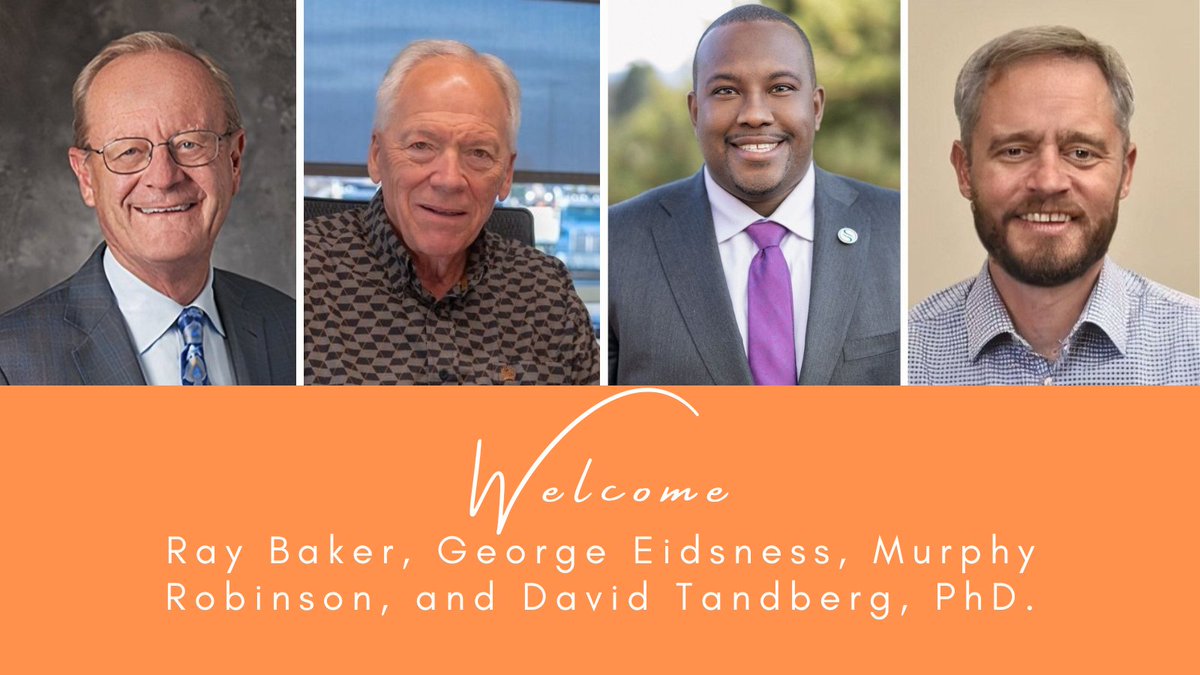 Please join us in warmly welcoming Ray Baker, Partner at Gold Crown Management Company, George Eidsness, President of Transwest Inc., Murphy Robinson, President &amp; CEO of Robinson Corporation and David Tandberg, PhD, President of Adams State University to Colorado Concern.