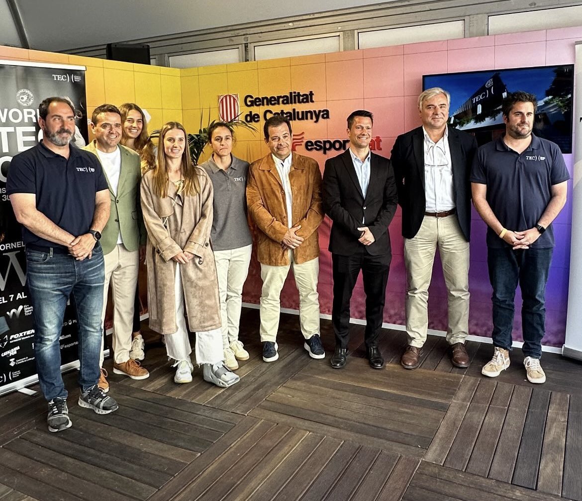 Avui, a l’espai @esportcat del @bcnopenbs, presentació de la World TEC Cup, prova S14 del circuit Tennis Europe, i de la Women TEC Cup, prova ITF W100. Tennis base, tennis femení d’elit i aposta per l’impacte social. Felicitats TEC Carles Ferrer Salat per aquest gran projecte.