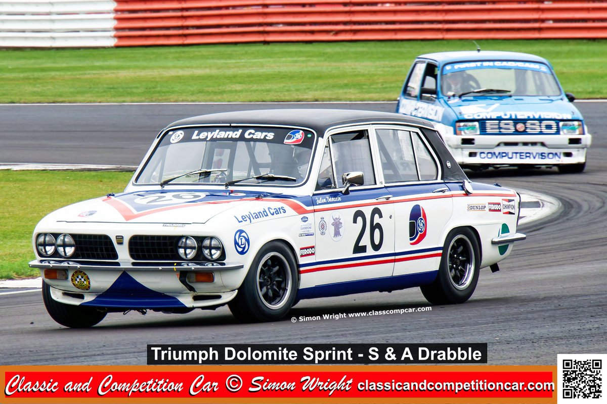 The Triumph Dolomite Sprint, perfect Touring car in  1970s. Still wins now. 1st in class 2019 Silverstone Classic. Report on Classic in Classic and Competition Car 108. Free to read on Previous issue page classcompcar.com #cars #Motorsport #triumph #touringcars #classic