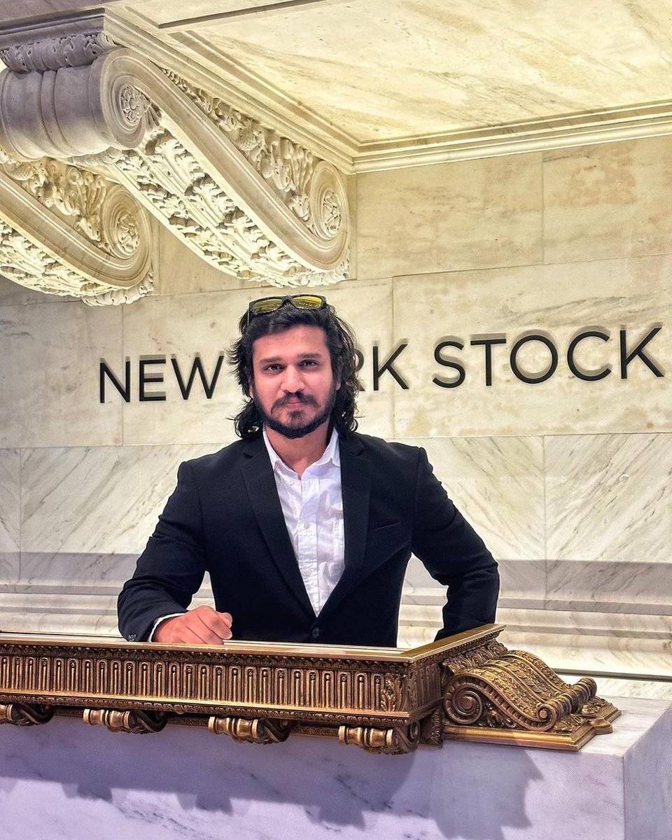 #RamNavami celebrations from New York 🏹😀

#NikhilSiddhartha celebrates #SriRamaNavami from THE NEW YORK STOCK EXCHANGE @NYSE at the BELL RING ❤️‍🔥

@actor_Nikhil 
@UrsVamsiShekar 
#18fms #18f