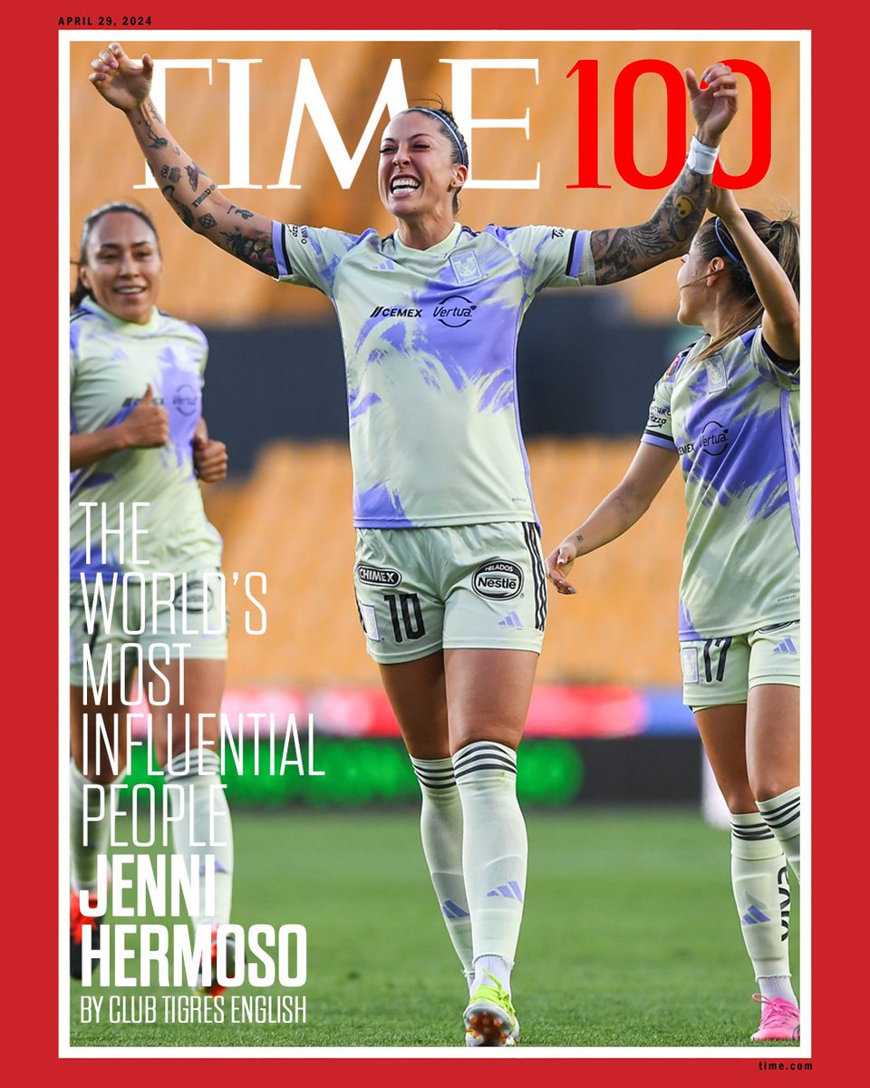 💛🐯 Our Amazona, @Jennihermoso, has been named one of @TIME's 100 most influential people of 2024! 🤩 #TIME100