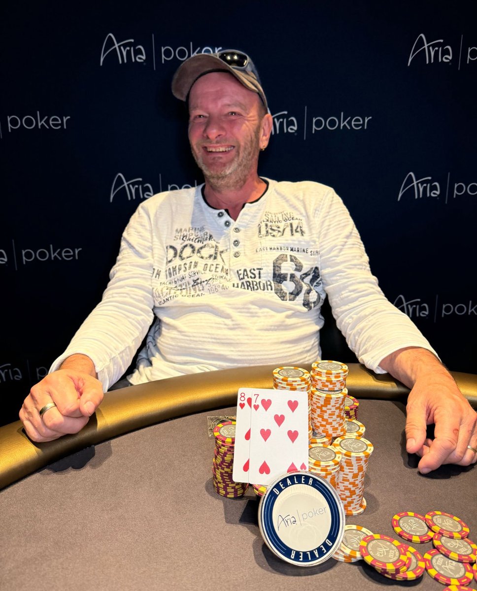 With a prize pool of $5,250 at stake in our $160 NLH on Monday, April 15th a four-way chip chop ended the event. Andreas Weissen (Switzerland 🇨🇭) captured first place and cashed for $1,248 in the 42 entry field.