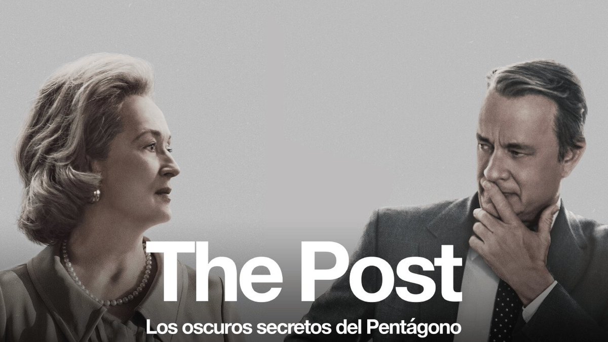 The Post: Los oscuros secretos del Pentágono (2017) The New York Times consiguió una primicia explosiva sobre Vietnam que compromete al presidente, pero tuvo que dejarla. Ahora, #TheWashingtonPost está en una encrucijada.