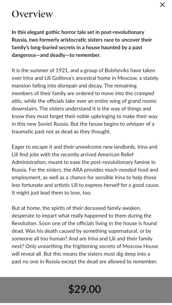 B&N 25% preorder sale is here & that includes my 2nd novel #TheHauntingofMoscowHouse—a haunted house story set just after the 1917 Russian Revolution, about two sisters who face the literal ghosts of their family’s past in their crumbly ancestral house in Moscow! 👻 Details 👇