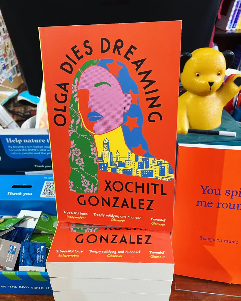 May’s @mexico_and_below book group read is Xochiti Gonzalez’s novel Olga Dies Dreaming. We meet @NOALIBISBOOKS on Wednesday 15th May at 6:30pm Everyone’s welcome. Books available now in store at 10% off