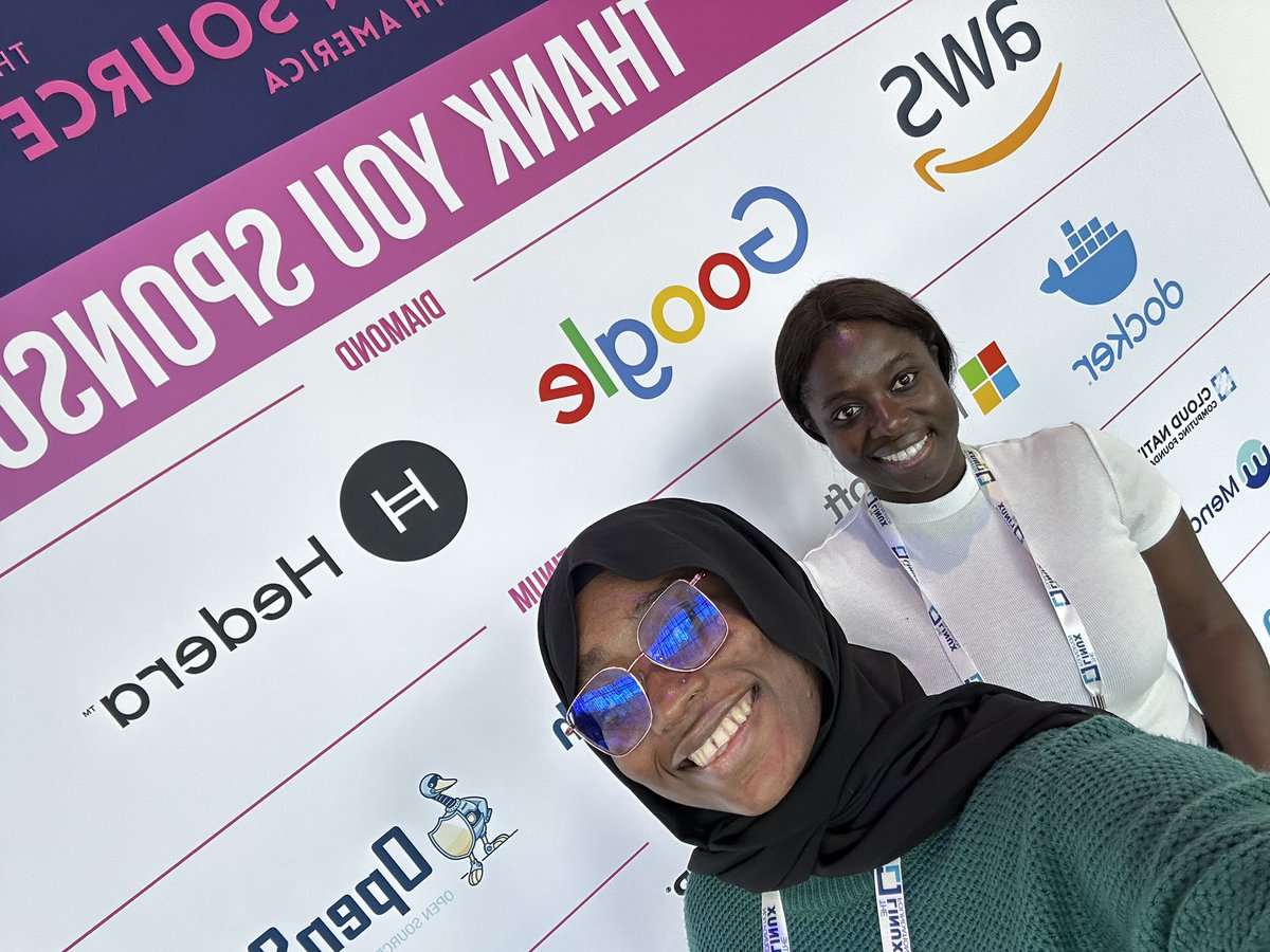 cyberchenti's tweet image. The amazing @MesrenyameDogbe 😍
If you’re passionate about open source, be sure to connect with her. She has a wealth of experience in #everythingopensource and is passionate about helping others get involved. 

#OpenSourceSummit #OSSummit #ossna