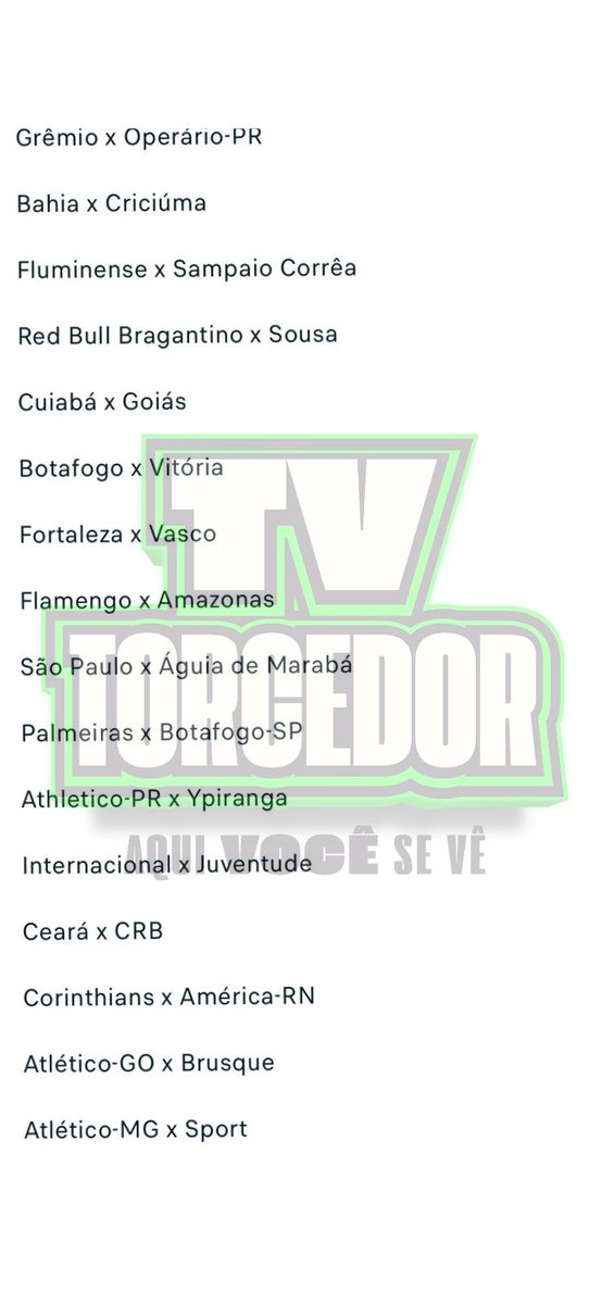 tvtorcedor's tweet photo. Confrontos definidos da terceira fase da Copa do Brasil 2024 https://t.co/Ln5fYRxrvO
