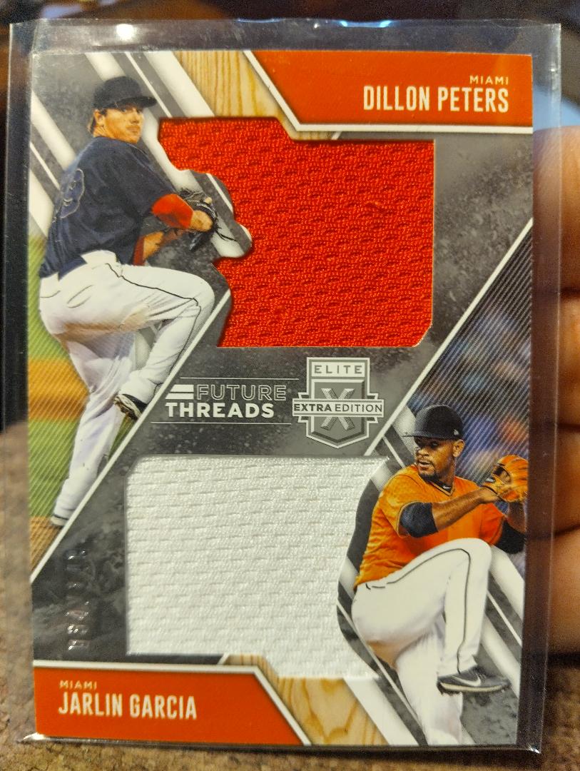 Acollectorsdrea's tweet photo. We have here a Baseball 2017 Dillon Peters Jarlin Garcia #Orioles Elite Extra Edition Dual Authentic Game Used Jersey Card #FTSD-DJ, only 34 of 149 made. Asking $3.00.
Feel free to make any offers. Retweet or stack if you want.
@HobbyConnector @Acollectorsdrea @sports_sell @CardboardEchoes