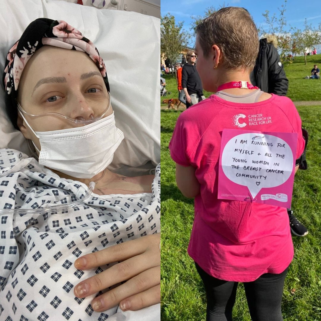 Tabby was diagnosed with breast cancer at 26. 

Today, she is doing well and encouraging others to sign up to #RaceforLife to help fund treatments like the ones that helped save her.

Sign up before 29 April, to get 30% off your entry 👉 cruk.ink/4ar1onf