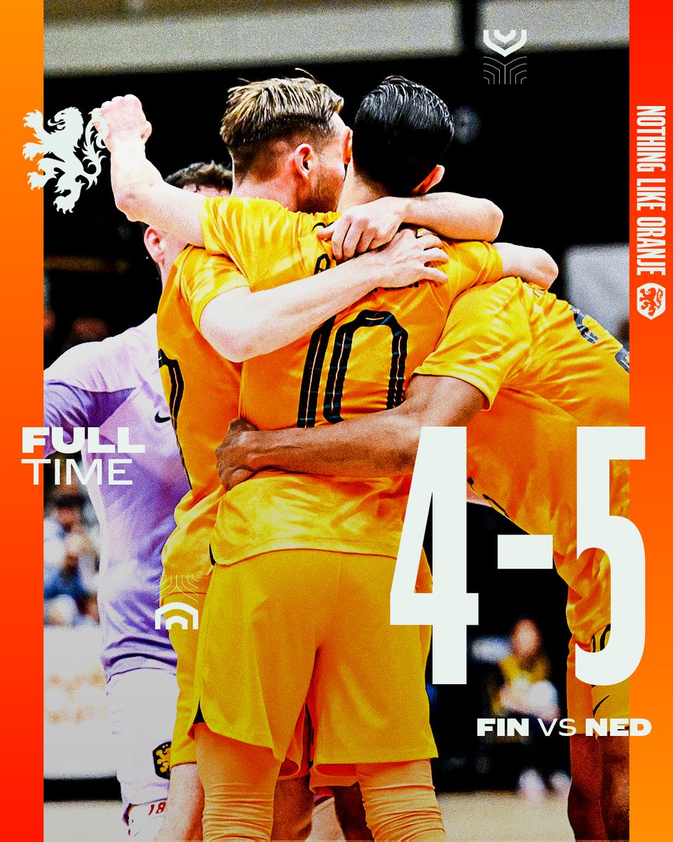 YES WE DID IT!!! 🔥

Voor het eerst sinds 2000 gaan we weer naar het WK! 🤩

#OranjeFutsal  #FINNED