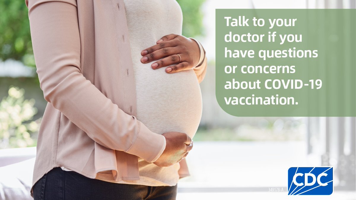 Numerous studies reinforce the safety of #COVID19 vaccination during pregnancy.

If you're pregnant, you should stay up-to-date with your COVID-19 vaccines, which includes getting a 2023–2024 updated COVID-19 vaccine.

Learn more: bit.ly/442RCFO