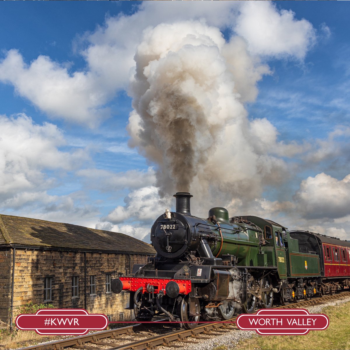 🚂Back in Steam! 🚂

78022 BR Standard 2 will be steaming through the Worth Valley this weekend; we hope to see you across the weekend!

#kwvr // kwvr.co.uk
