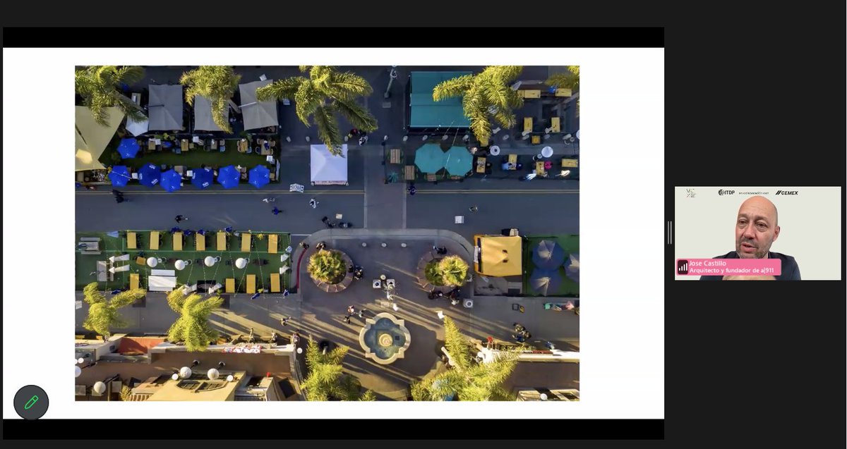 ¿Te perdiste la masterclass de <a href="/josecastillo911/">Jose Castillo</a> durante el lanzamiento de la 2° edición del concurso #MejoresCallesMX ? Revive su presentación 👉🏽 youtube.com/watch?v=wnlg05…

"El acto de rediseñar calles es reimaginar el espacio cívico y un acto de justicia social"