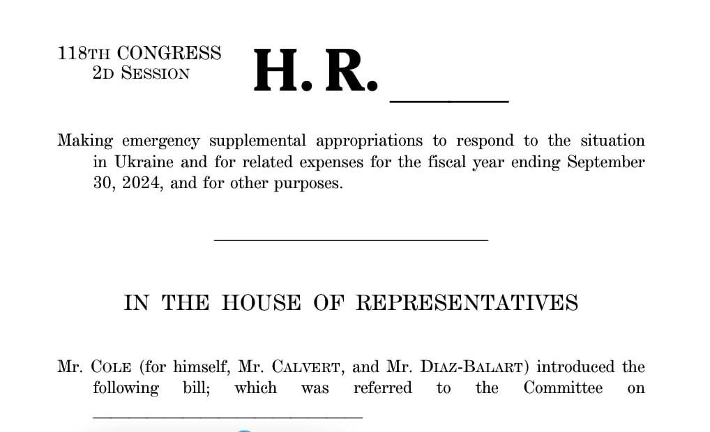 💥💥💥America 💥💥💥 The House of Representatives published the text of a $60 billion aid project for Ukraine ➡️According to the bill, the United States will provide ATACMS missiles to Ukraine ➡️The document also provides for the allocation of $61 billion, including $23 billion…