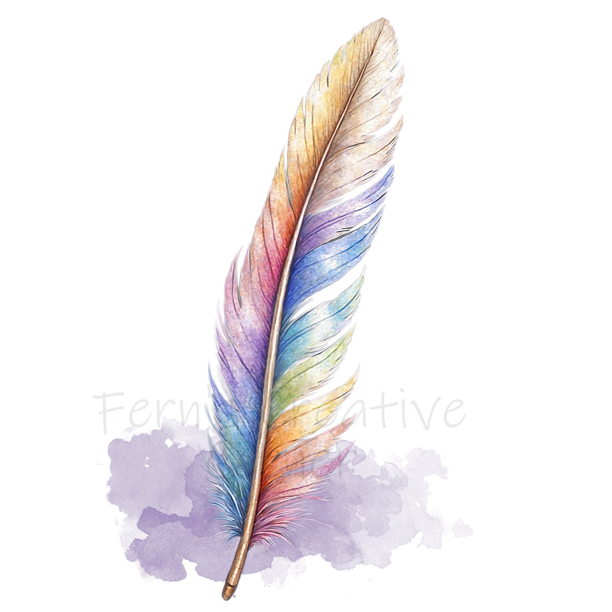 Is creating new art.  The Colorful Feather in Watercolor Style...

#redbubble #newart #pastel #NewArtist #digitalart #Stickers #sticker #love #AIArtistCommunity #AIArtGallery  #aiartwork #clipart #artwork #art #love