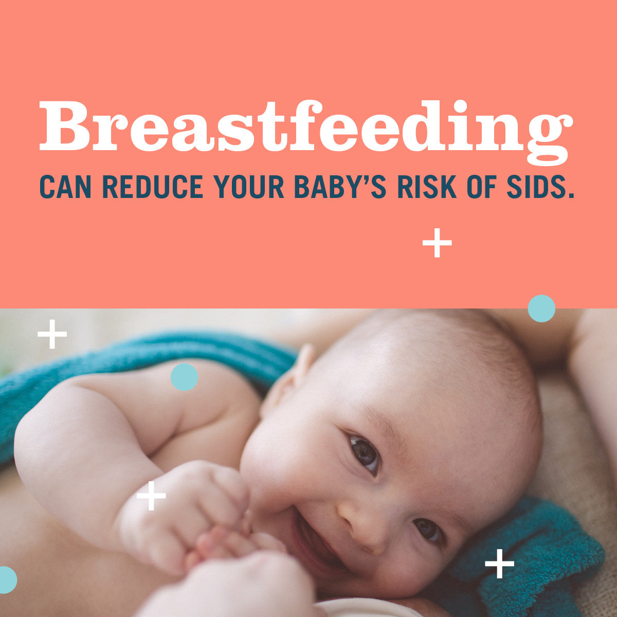 IowaSids's tweet image. In addition to following the ABCs of safe sleep, there are other tips you can follow to help keep your little one safe! Avoid overheating by never overdressing baby or covering their head (NO HATS) during sleep and breastfeeding can also help reduce your little one's risk.
