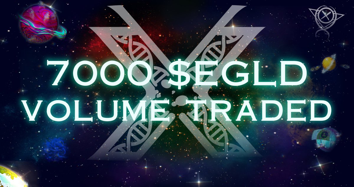 Another important milestone for the X DAO has been achieved.

7.000 $EGLD volume for The Subject X collection, right before the $DNA Halving 👀

We want to deeply thank our amazing community for the on-going support on our journey through #MultiversX