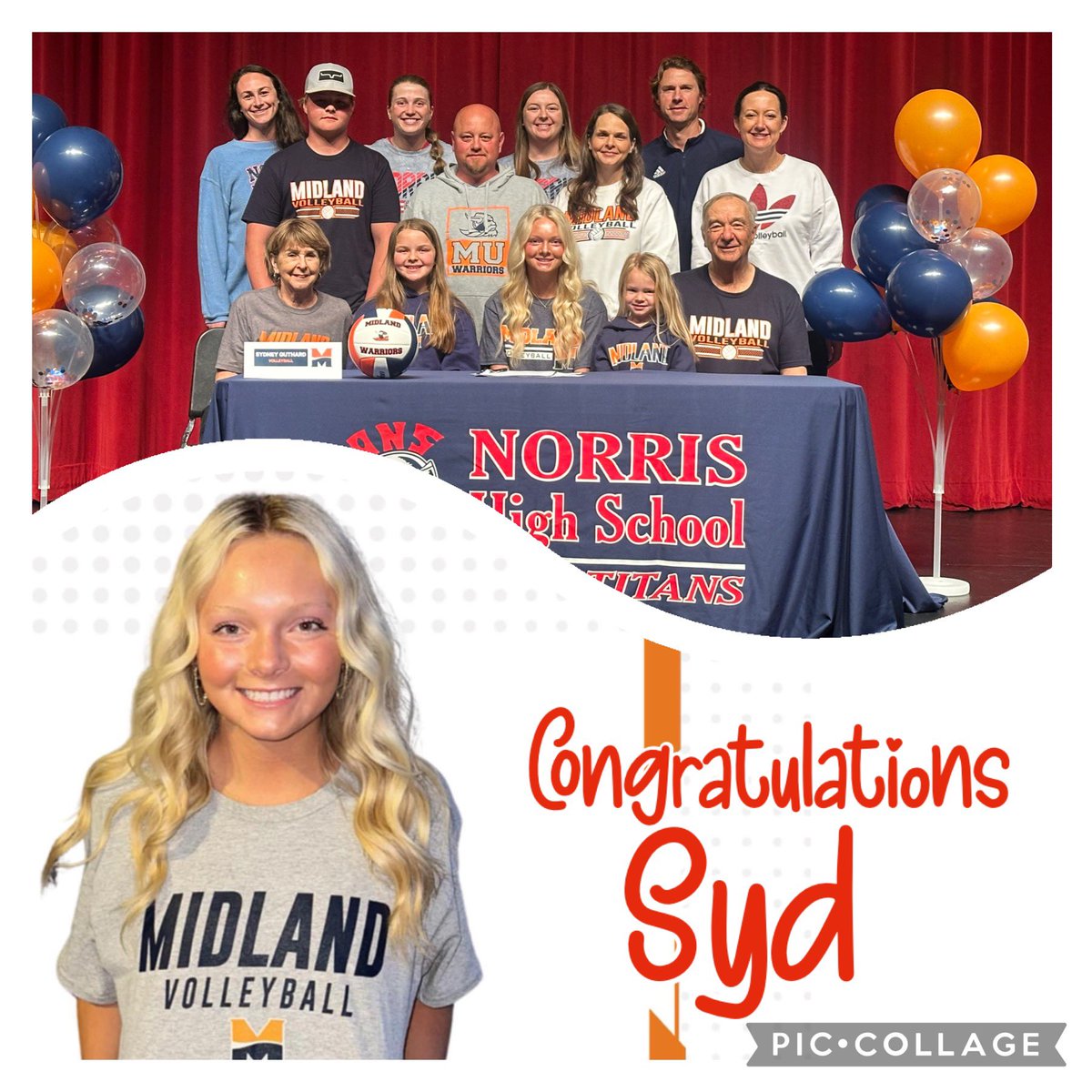 Congratulations!! So proud of you! ❤️🏐💙 <a href="/SydneyGuthard/">Sydney Guthard</a>